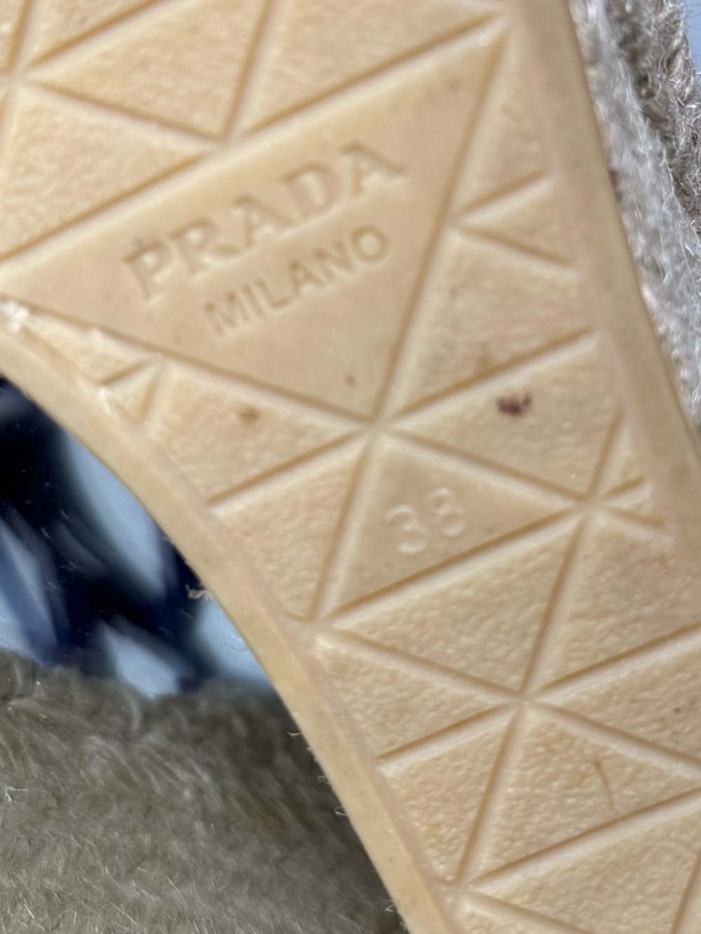 Like new PRADA Wrap Around Espadrille Sandals $985 38 - Picture 12 of 12